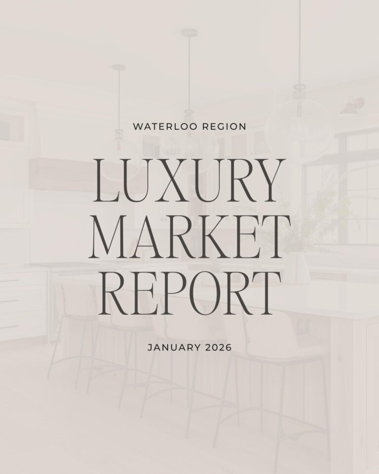 Waterloo Region Luxury Real Estate Market Update – January 2026