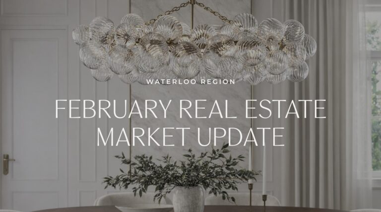 Waterloo Region Real Estate Market Update January 2026 | Local Market Report