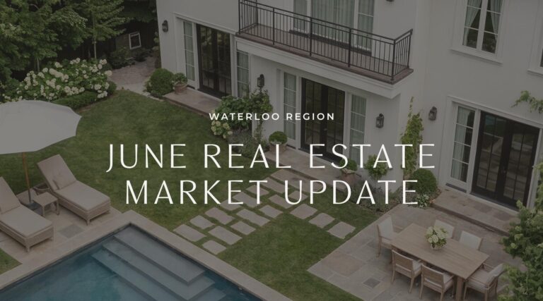 june real estate market report waterloo region